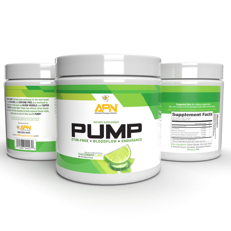 PUMP( Stim-free + Bloodflow + Endurance ) - Cucumber Lime