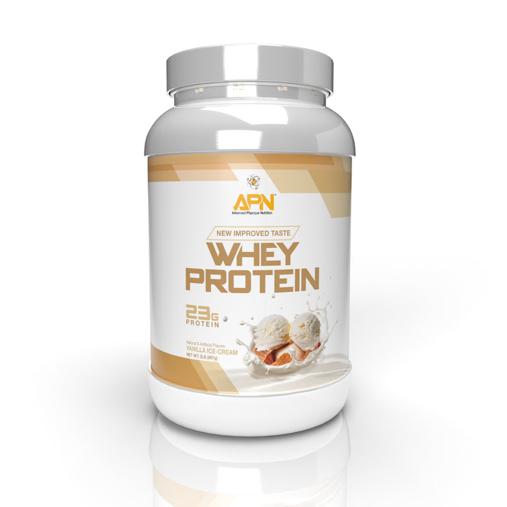 2lb WHEY PROTEIN - Vanilla Ice Cream - Soy Free, Gluten Free, Low Fat, Low Calories, Low Sugar Added and Keto Friendly